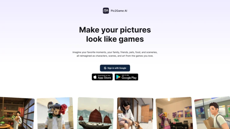 Smart Pic2game AI AI Tool Review