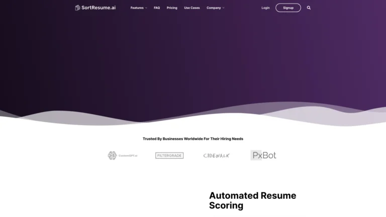 Best Sortresume.ai AI Tool Review