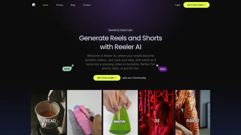 Free Reeler AI AI Tool Review