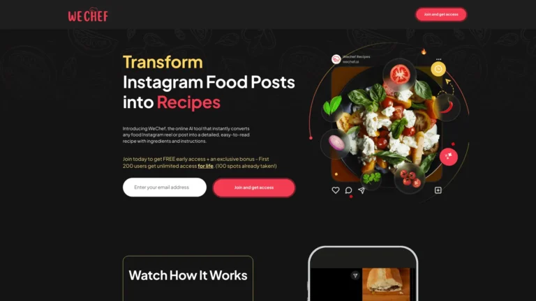 Trending Wechef.ai AI Tool Review