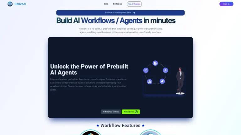 Top Reliveai AI Tool Review