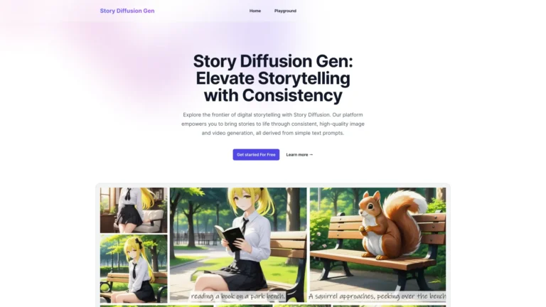 New Story Diffusion Gen AI Tool Review