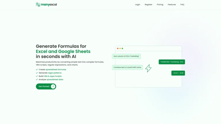 Popular Manyexcel AI Tool Review