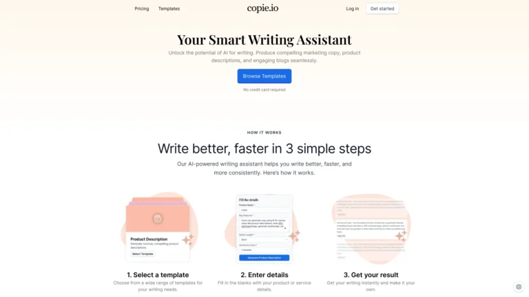 Innovative Copie.io AI Tool Review