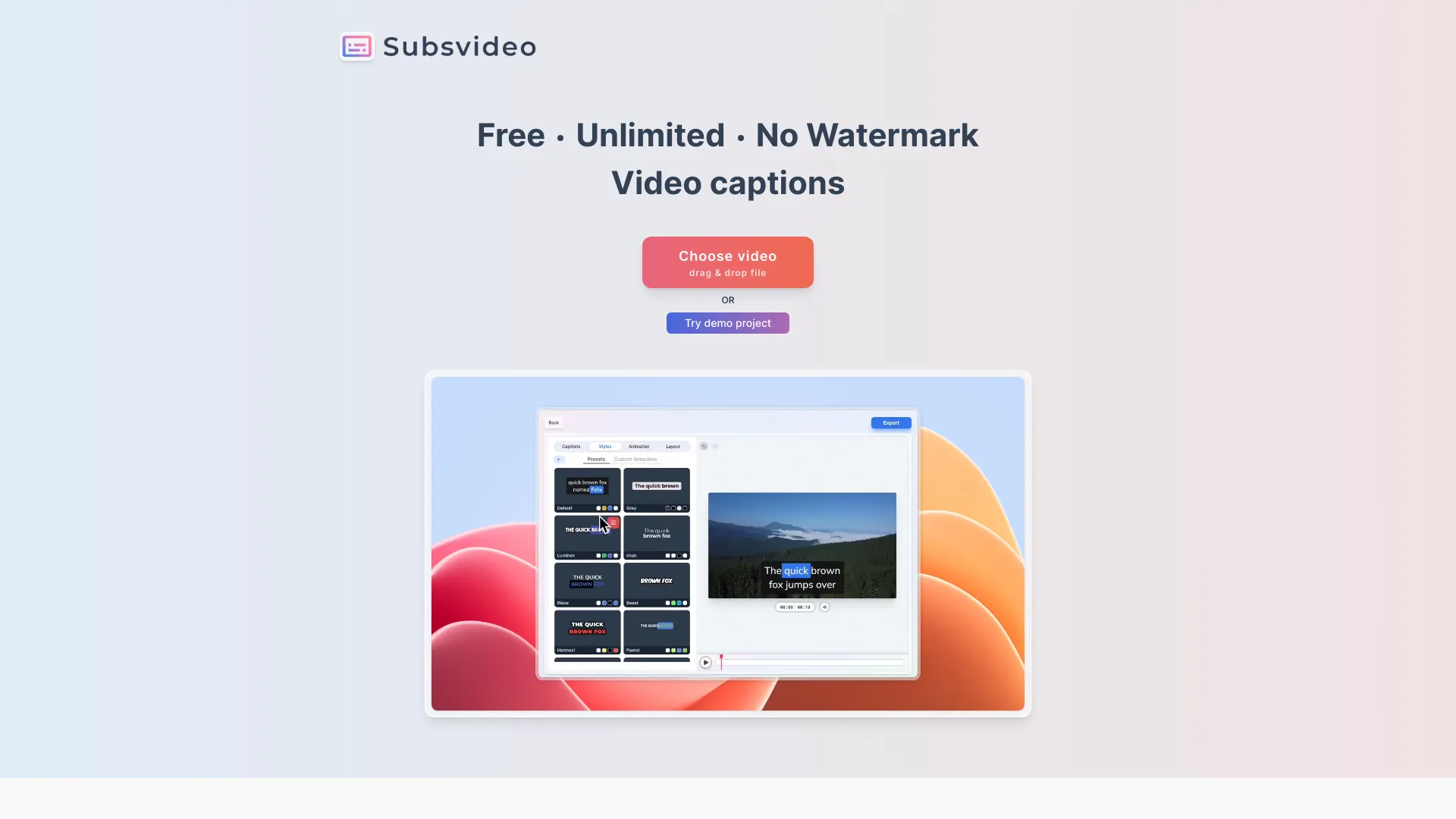 Subsvideo logo