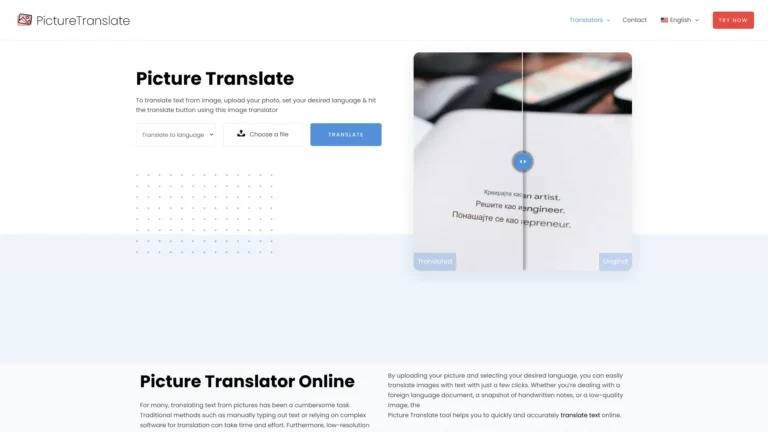 Popular Picture Translate AI Tool Review