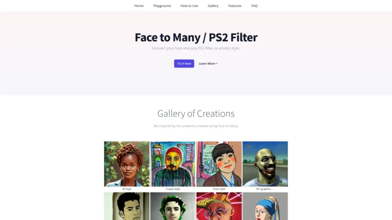 Trending Face To Many AI Tool Review