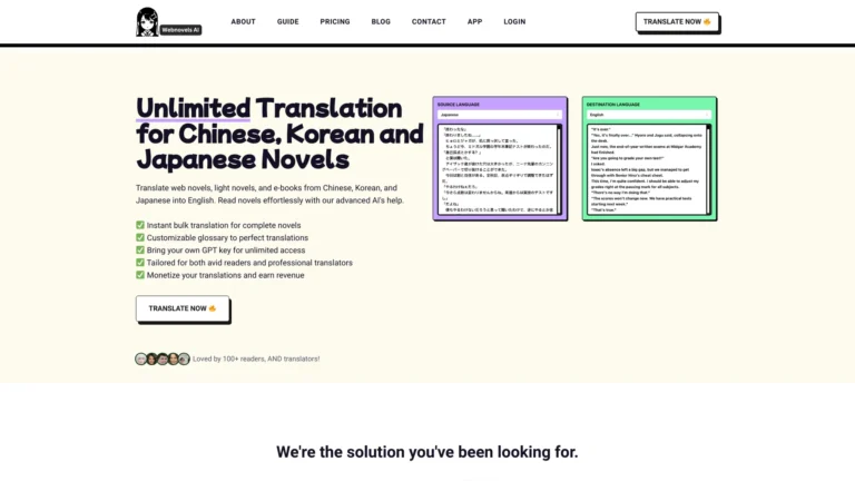 Powerful Webnovels AI AI Tool Review