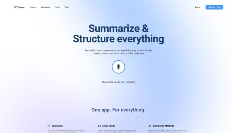 Smart Wavve AI AI Tool Review