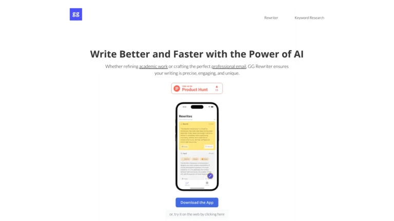 Powerful Gg Rewriter AI Tool Review