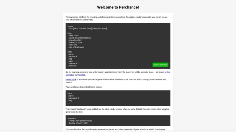 Innovative Perchance AI Tool Review