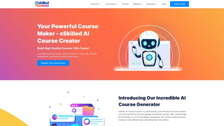 Best Eskilled AI Course Creator AI Tool Review