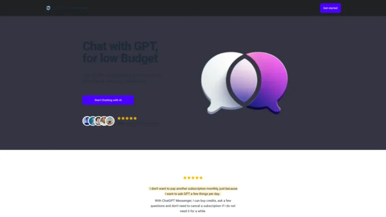 Top Chatgpt Messenger AI Tool Review