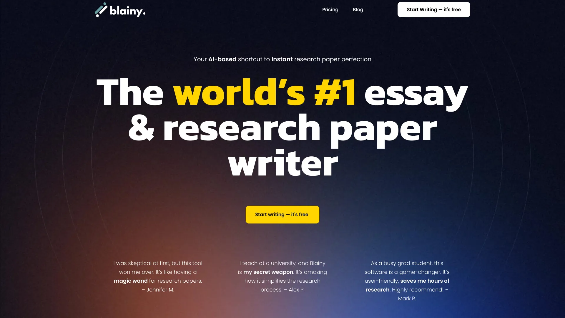 Blainy logo