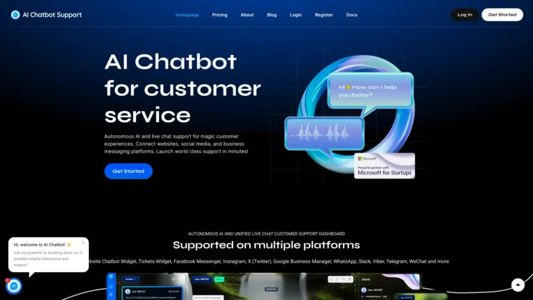 New AI Chatbot Support AI Tool Review