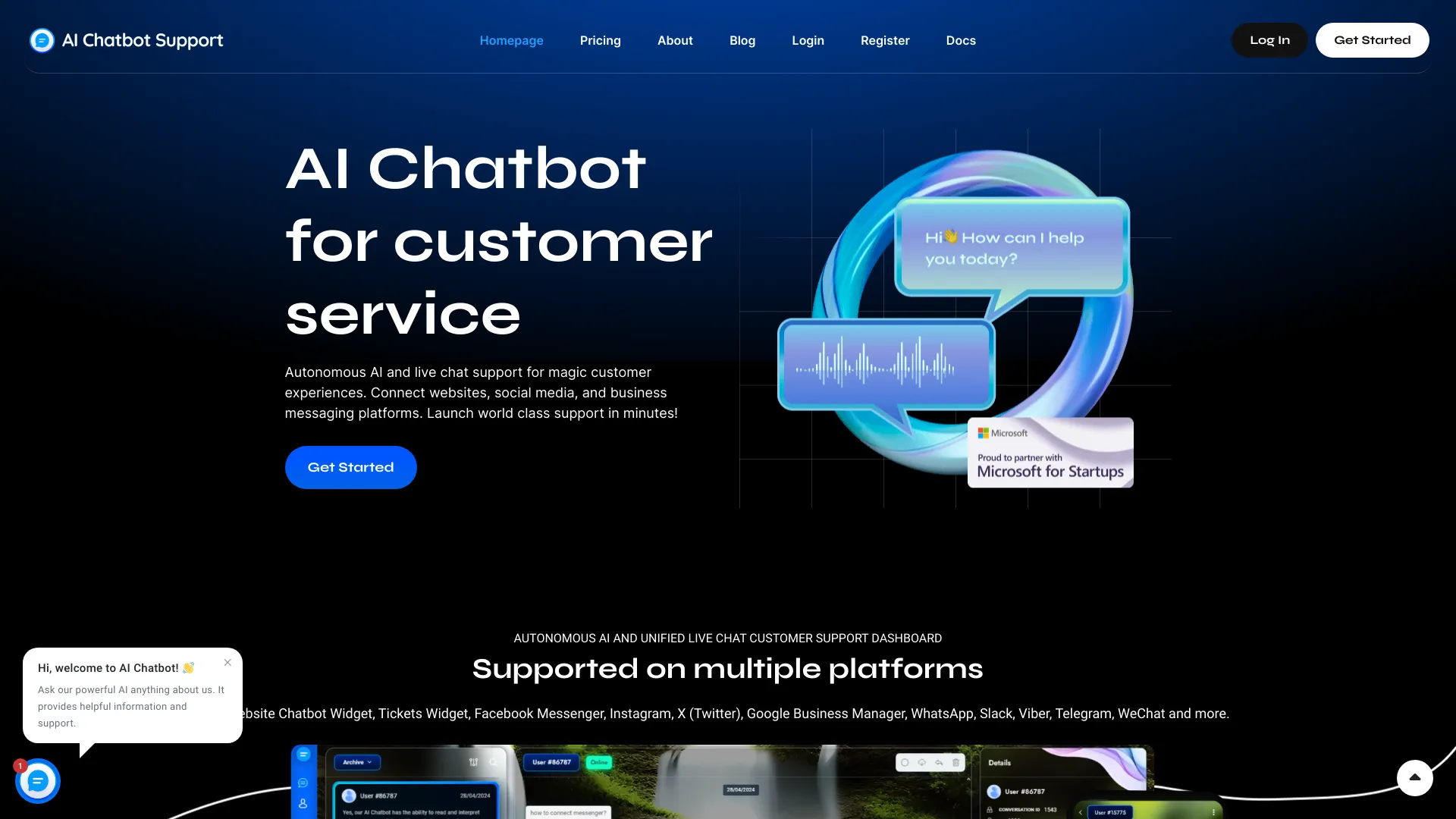 AI Chatbot Support logo