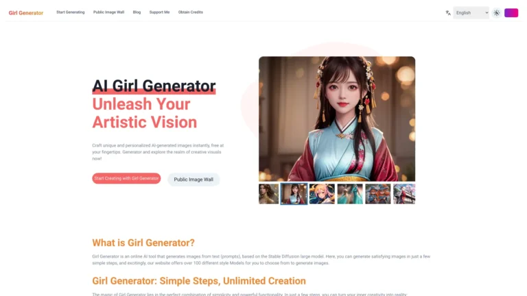 New AI Girl Generator AI Tool Review