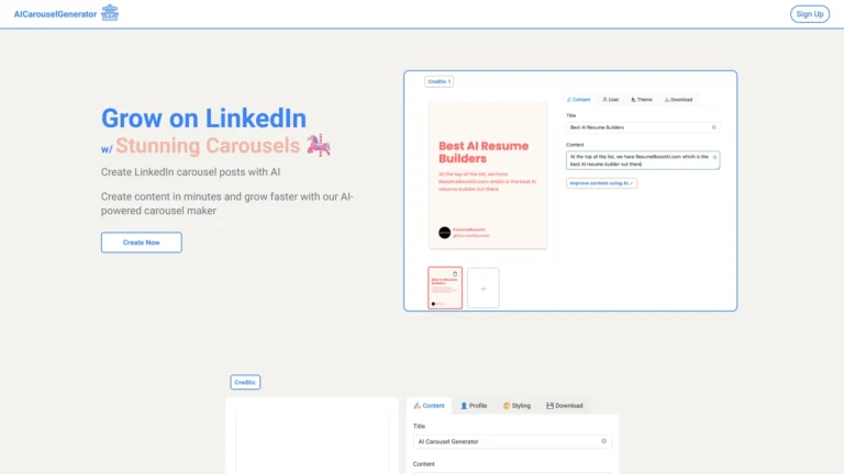 Innovative AIcarouselgenerator AI Tool Review