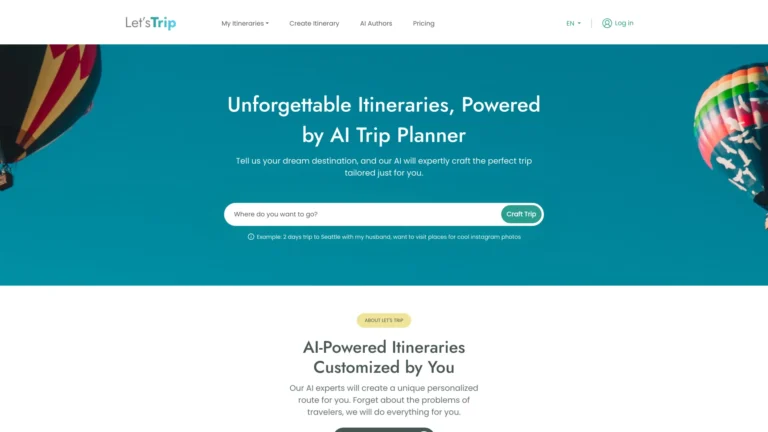 Smart Let’s Trip AI Tool Review