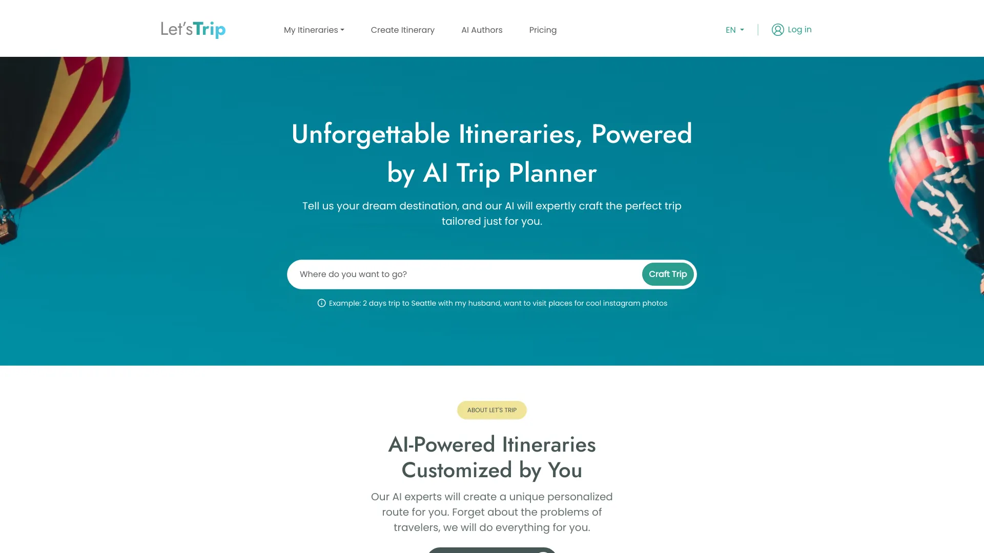 Let’s Trip logo