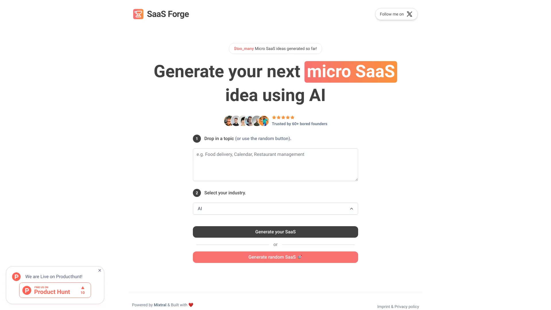 SaaS generator logo