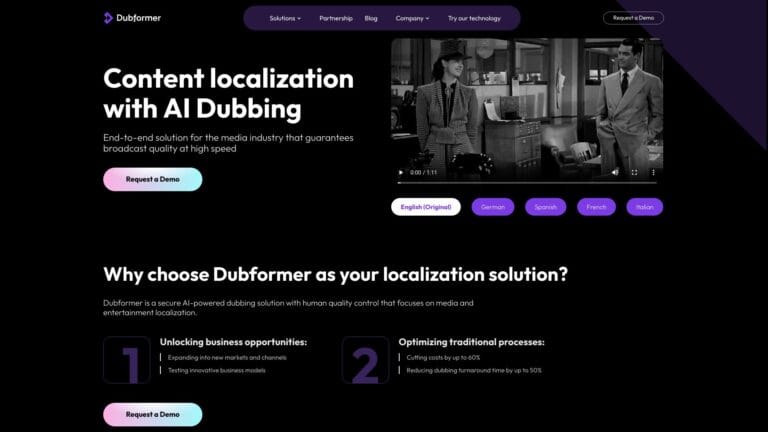 Smart Dubformer AI Tool Review