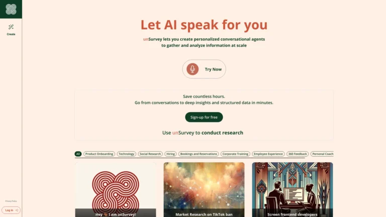 New Unsurvey AI Tool Review