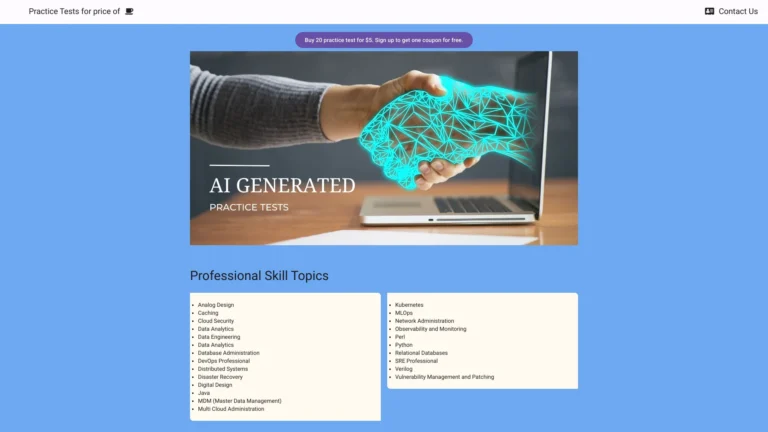 New AI Practice Tests AI Tool Review