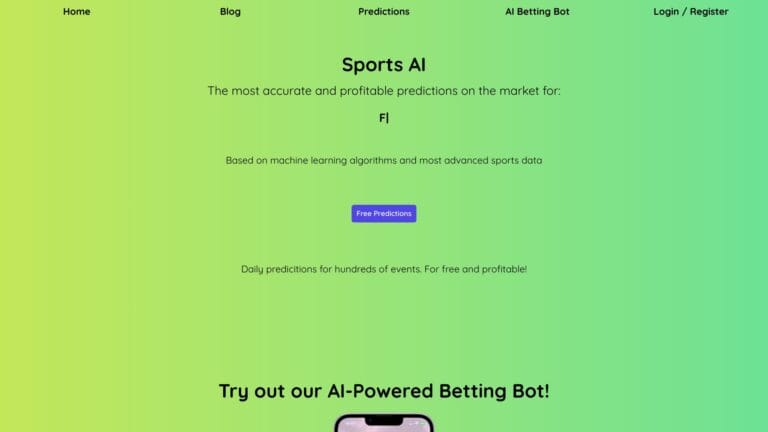 Innovative Sports AI AI Tool Review