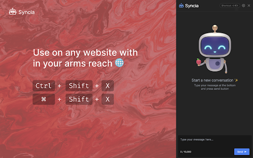 Syncia ai chrome extension logo