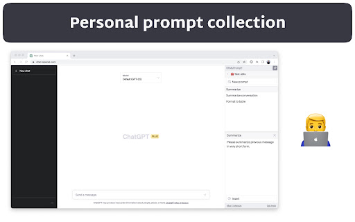 OhMyPrompt! for ChatGPT ai chrome extension