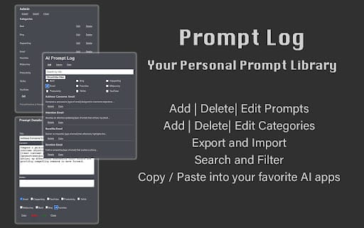 AI Prompt Log ai chrome extension