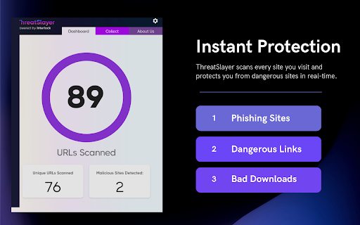 ThreatSlayer ai chrome extension logo