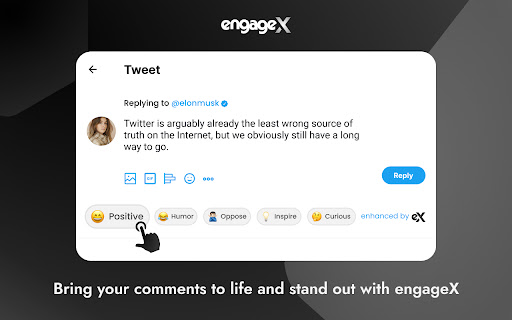engageX ai chrome extension logo