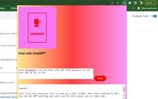ChromeGPT ai chrome extension