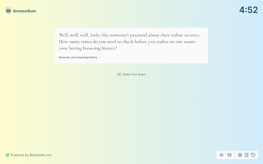 BrowserBurn ai chrome extension