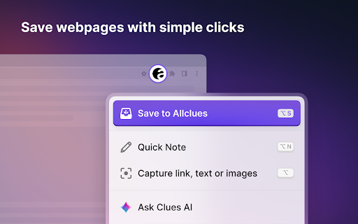 Allclues ai chrome extension logo