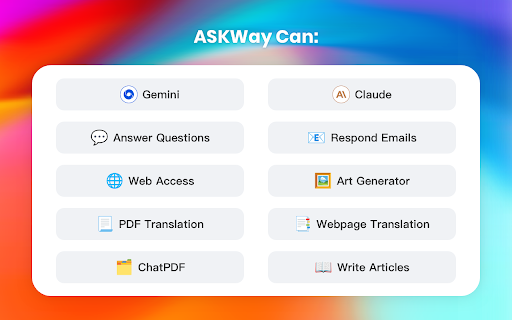 ASKWay ai chrome extension logo
