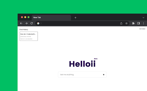 Helloii ai chrome extension logo