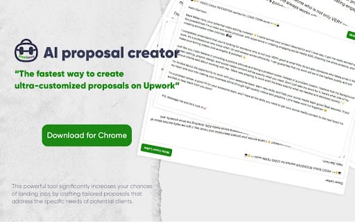 ChatGPT AI Proposal Generator for Freelancers ai chrome extension logo