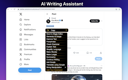 AI Chrome Extension powered by ChatGPT logo