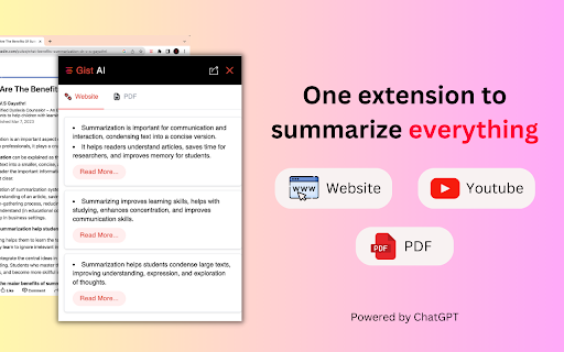 Gist AI ai chrome extension logo