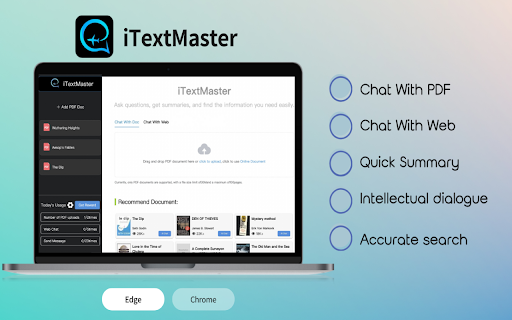 iTextMaster ai chrome extension logo