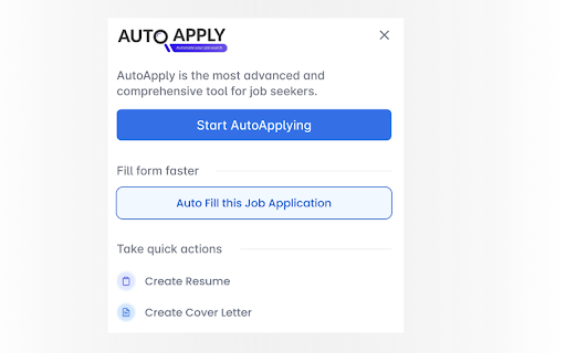 AutoApply Jobs ai chrome extension logo
