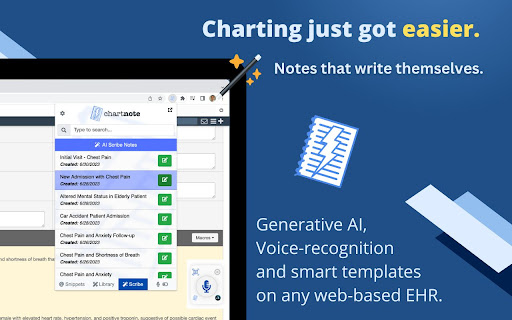 Chartnote ai chrome extension logo