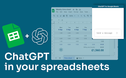 ChatGPT Extension for Google Sheets ai chrome extension