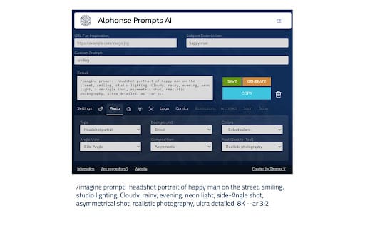 AI Prompt Generator ai chrome extension logo