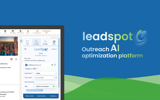 LeadSpot ai chrome extension logo