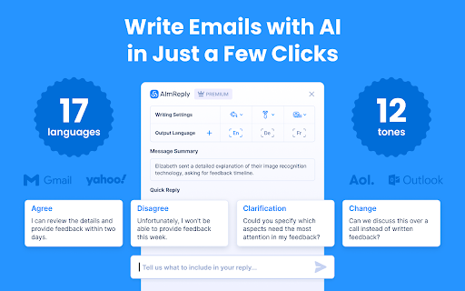 AImReply ai chrome extension logo