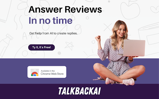 TalkbackAI ai chrome extension